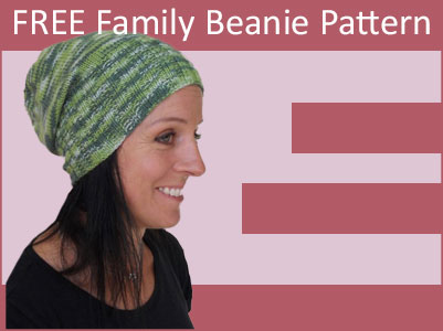 Free family beanie in lima yarn knitting pattern